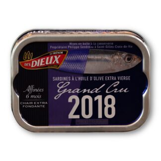 Des Dieux Grand Cru Jahrgangssardine 2018 (115g)