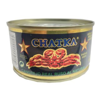Chatka-Königskrabbe 100% Beinfleisch in der 121g Dose
