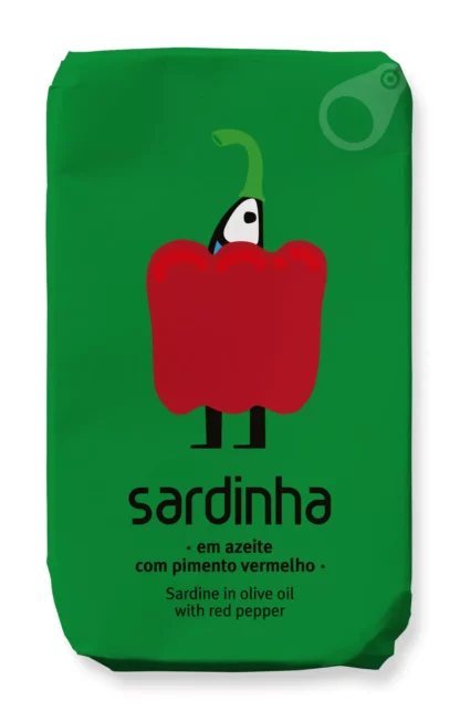 Sardine in Olivenöl mit Paprika- Sardinha